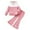 2-Pink, variant on RTKFRFLM Christmas Girls Outfits Sets Winter Winter Outfit Soft Hooded Sweatshirt With Flare Leg Pants 2 Piece Toddler Casual Playwear Casual Wear Clothing Sets,Size 5-6 Years