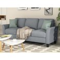thumbnail image 2 of Living Room Furniture chair and 3-seat Sofa (Gray), 2 of 9