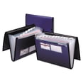 thumbnail image 2 of Professional Expanding Organizer, 7 Sections, Letter Size, Blue | Bundle of 5, 2 of 2