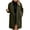 Army Green, variant on Women Long Sherpa Coat - Fuzzy Faux Trench Jackets Winter Fleece Button Cardigan with Pockets White 10(XL)