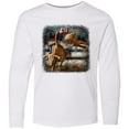 thumbnail image 3 of Inktastic Bull Riding Long Sleeve Youth T-Shirt, 3 of 5