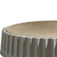 thumbnail image 7 of Pet Cat Scratcher Pad Toy Round Scratching Board Grind Claws Furniture Protector Indoor Corrugated Cardboard for Kitten Pet Accessories Gray Diameter 45cm, 7 of 7