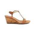 thumbnail image 2 of Style & Co. Womens Mulan Open Toe Slip On Wedge Sandals, 2 of 3