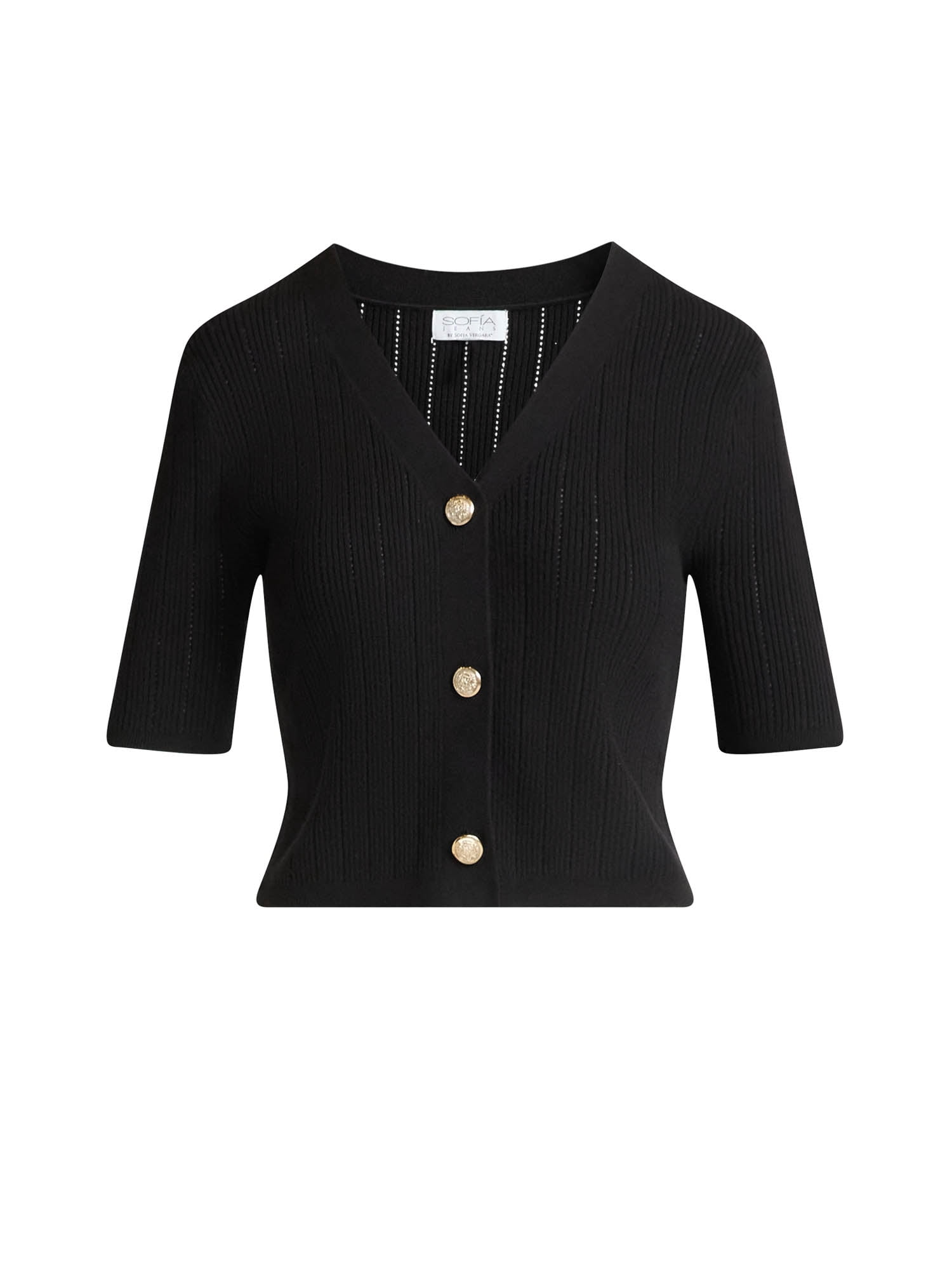 Sofia by Sofia Vergara Women's Cardigan Sweater with Short Sleeves, Sizes XS-XXXL