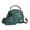 Green, variant on HGIEYS Vintage Leather Saddle Bag Purse for Women Small Tote Bag with Compartments Trendy Crossbody Purses for Women