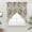 Gray Green Light Blue, variant on Green Botanical Swag Valances for Windows, Kitchen Window Curtains Over Sink, Spring Floral Summer Botanical Rustic Window Treatment Curtains for Living Room/Bedroom Curtains 2 Panel Sets 36"x45"