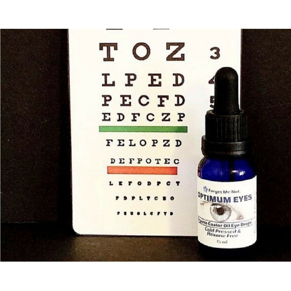 ORGANIC Castor Oil Eye Drops Hexane Free Pharmaceutical Grade