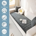 thumbnail image 2 of Couch Covers for 3 Cushion Washable Non Slip Plush Pet Friendly Bed Mat Sofa Cover for Dogs, All Seasons Cozy Soft Fuzzy Furniture Protector Sofa Slipcovers, 2 of 7