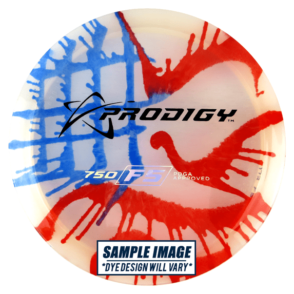 Prodigy Tie-Dye 750 Series F5 Fairway Driver Golf Disc
