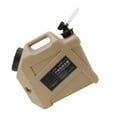 thumbnail image 4 of Outdoors Drinking Water Container,  Sealing Portable Water Storage Bucket Environmentally Friendly  With Spigot For Home Emergency Khaki, 4 of 8