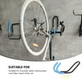 thumbnail image 2 of Support Mural de Vélo 1 Pce Support de Rangement Garage Support de Vélo Présentoir, 2 of 5