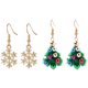 thumbnail image 1 of Pendientes navideños, regalos navideños para mujeres y niñas, 1 of 5