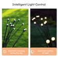 thumbnail image 4 of 2 paquetes de lámparas solares de luciérnagas con 6 cabezales y control de luz inteligente, 4 of 8