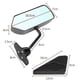 thumbnail image 3 of 1 Pair Universal F1 Style Car Side Rearview Door Wing Rear Mirror For Abs Carbon Fiber Look, 3 of 5