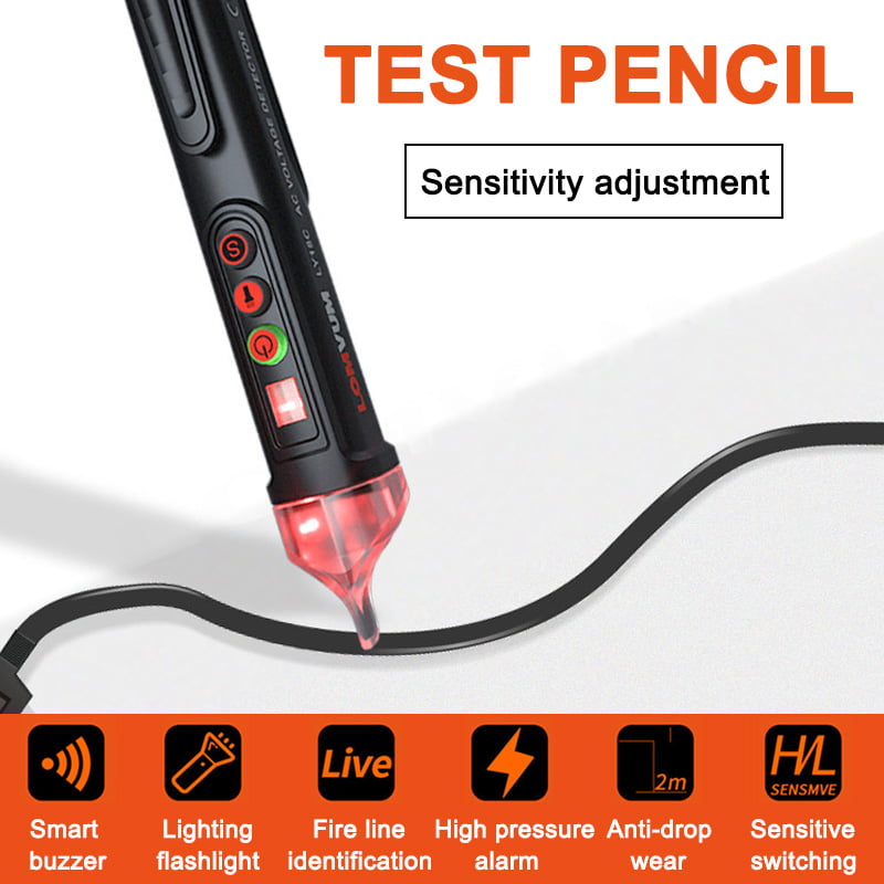 AC/DC Voltage Test Pencil 12V/48V 1000V Voltage Sensitivity Electric Compact Pen 