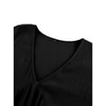 thumbnail image 5 of Women Long Sleeve Soft Housecoats Cotton Linen Nightgown House Dress Sleep Pajamas Midi Loose Sleepwear, 5 of 9