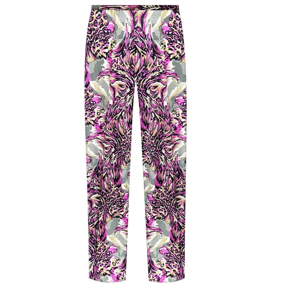 Plus size 7x Extra Tall Purple Dewdrop Tapered Pants