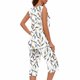 thumbnail image 5 of Conjunto de Verano para las Mujeres Impreso Cuello Redondo sin Mangas Y Pantalones, Casual Dos Piezas para las Mujeres, 5 of 8