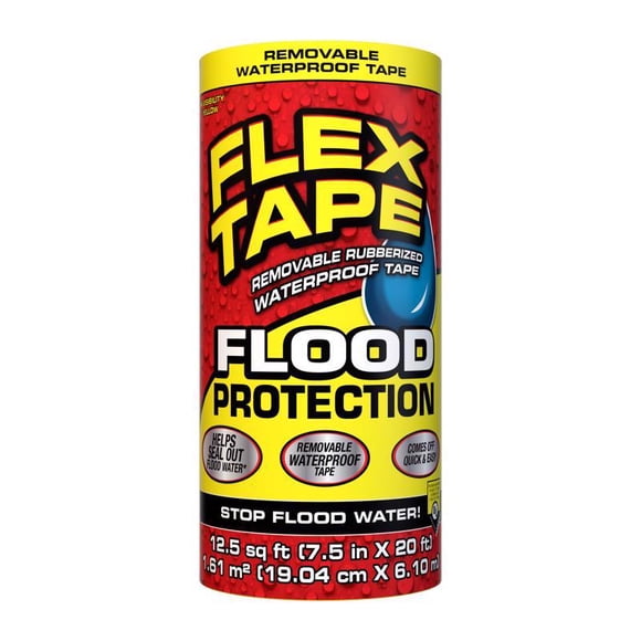 Cinta de reparación impermeable Flex Seal, protección contra inundaciones, 7,5 x 6 m