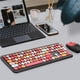 thumbnail image 3 of Sidaley Dulce color mezclado lindo portátil 2,4 Ghz teclado inalámbrico ratón conjunto chica Universal escritorio Notebook Oficina teclado y ratón Juegos de teclado y mouse para computadora No.1, 3 of 6