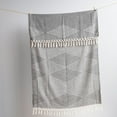 thumbnail image 1 of Urban Pera Aphrodite Special Design Turkish Towel 37x67 inches 100% Cotton, Grey, 1 of 7
