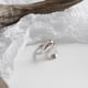 thumbnail image 5 of Anillo de plata Qarigey para mujer abierto ajustable decorativo elegante a la moda AP019024-01, 5 of 6