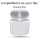 thumbnail image 1 of Estuche de carga de Audífonoses inalámbricos compatibles con Bluetooth para Airpods 1/2, 1 of 9