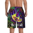 thumbnail image 4 of Tool Band Men's Swim Trunks Quick Dry Beach Board Shorts with Pockets Mesh Lining Bathing Suits, 4 of 7