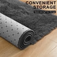 thumbnail image 4 of Alfombra Merelax, 213 x 305 cm, suave y esponjosa, antideslizante, gris oscuro, 4 of 7