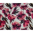 thumbnail image 4 of oneOone Polyester Lycra Red Fabric Florals Sewing Craft Projects Fabric Prints By Yard 56 Inch Wide, 4 of 4