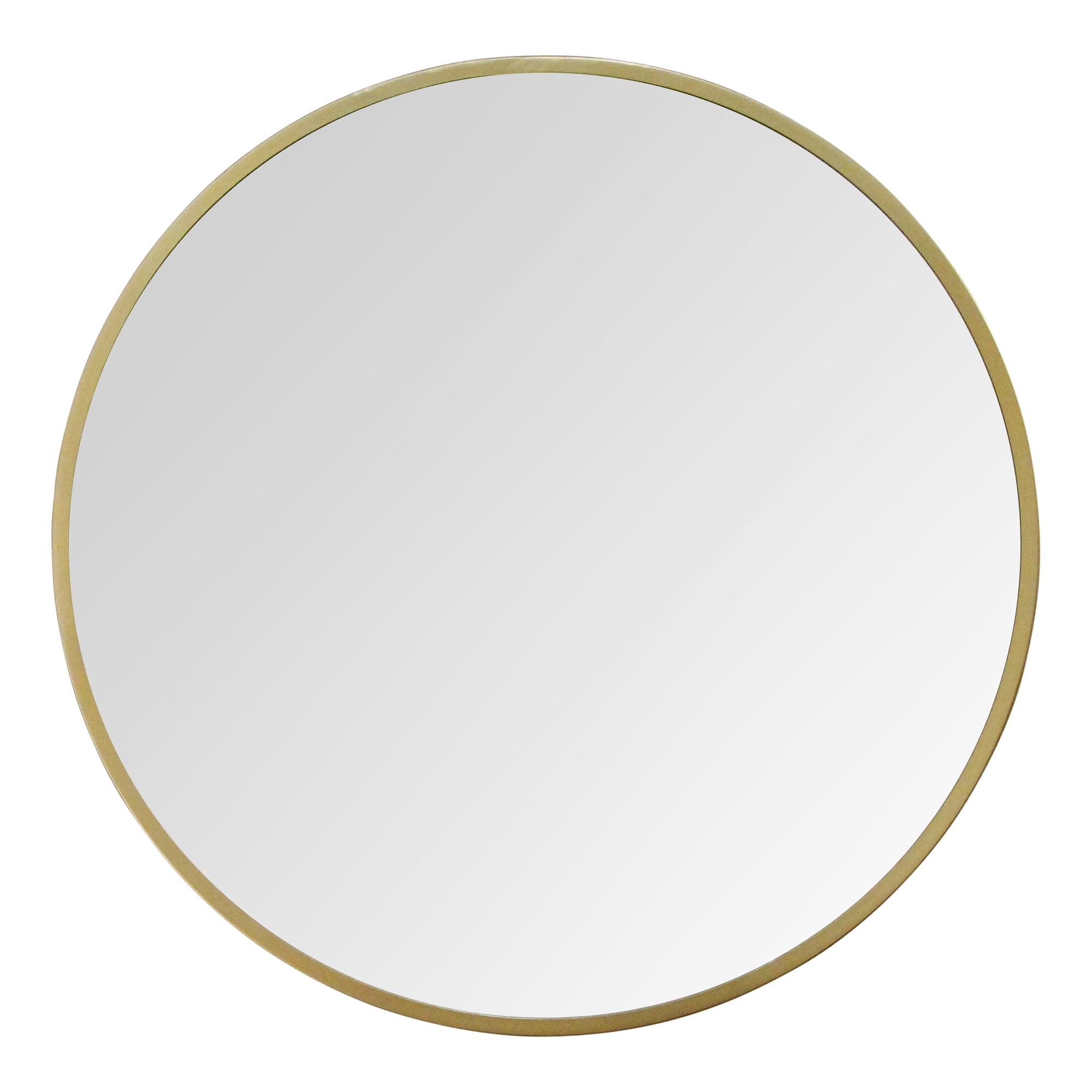 Stratton Home Decor 28 Aubrey Gold Metal Wall Mirror