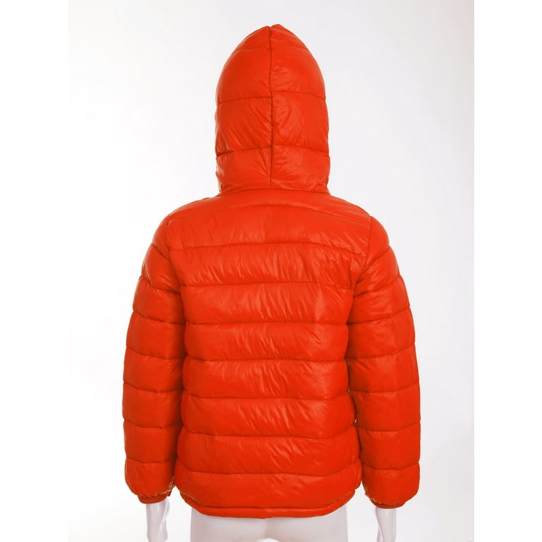 Boys orange winter coat discount