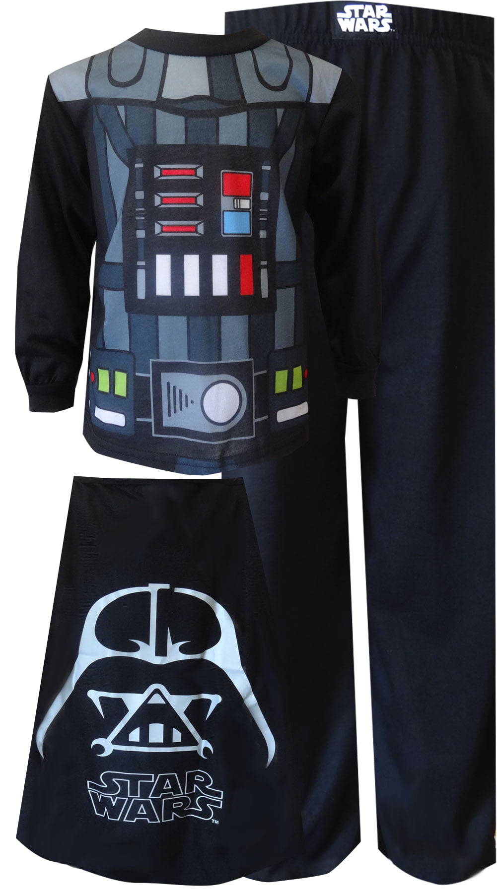 Star Wars Darth Vader Caped Little Boys Pyjamas 