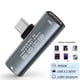 thumbnail image 2 of Adaptador de Auriculares USB Tipo C A USB C Doble de 60 W, USB 3.2 Gen2, Convertidor de Audio OTG C A C de 10 Gbps para 15 S24U, 2 of 5