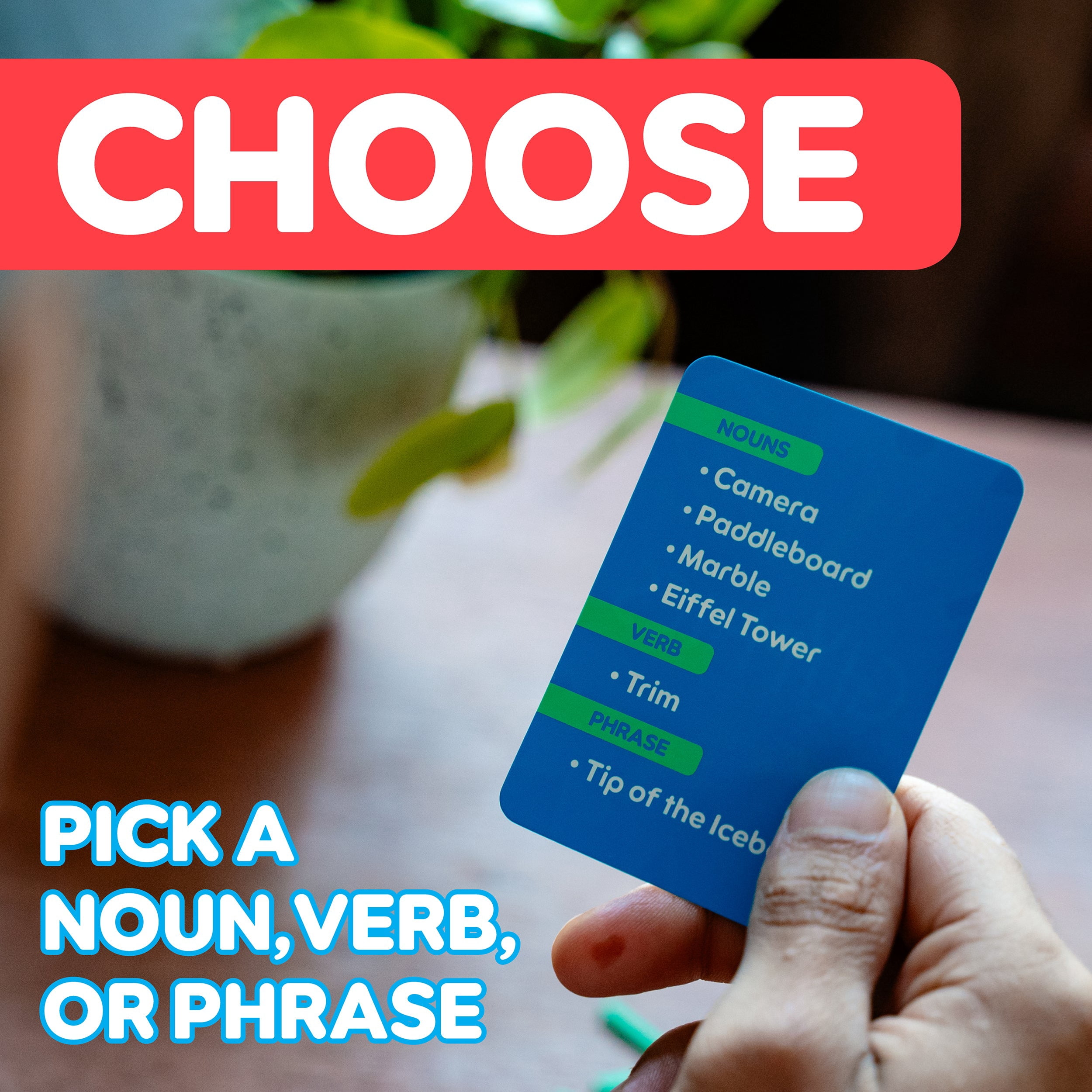 Glyphics®, Creative Family Party Game, Use Shapes and Get Everyone to Guess The Words on Your Card, Fast & Fun Abstract Guessing Word Game by The Op Games