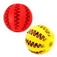 thumbnail image 1 of Pelota Para Perro De Caucho Juguete Para Mascotas Pack 2 7cm Roio y Amarillo, 1 of 6