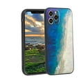 thumbnail image 1 of Compatible with iPhone 12 Pro Phone Case, Blue-Sea-Shore Case Men Women, Flexible Silicone Shockproof Case for iPhone 12 Pro, 1 of 1