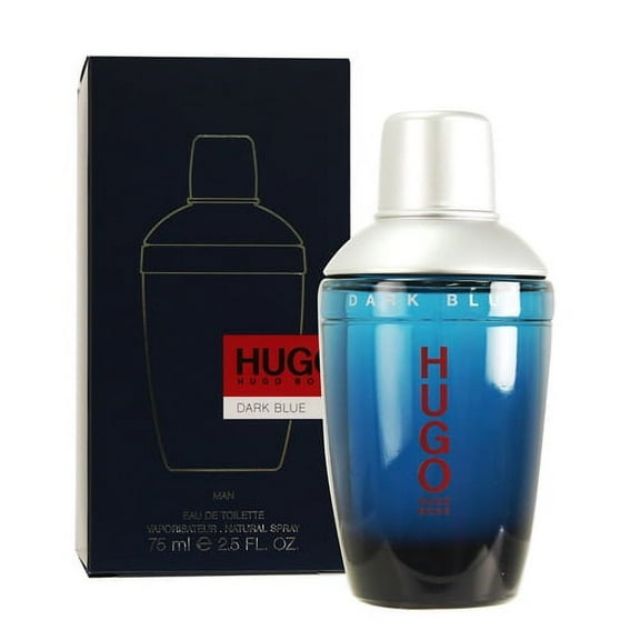 Hugo Boss Dark Blue EDT Toilette Spray For Men, 2.5 Oz