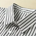 thumbnail image 2 of Camicover  Striped Detachable Collar Half Shirt Blouse Dickey Collar Elegant for Women Girls, 2 of 3