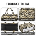 thumbnail image 4 of Large Capacity Tote Bag,Black Gold White Marble Pattern Handbag Fashion Luxury Tote Bag,15.7"x13"x 5.1" Inches,Laptop Compatible, 4 of 6