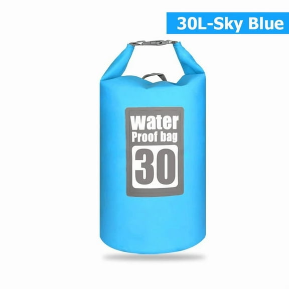 ENFOURCLASS IPX8 Waterproof Dry Bag (5L/10L/15L/20L/30L) - Foldable Roll-Top for Kayaking, Swimming & Beach Camping