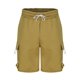 thumbnail image 5 of Pantalones Cortos de Carga de Cintura Elástica para Hombres de Longitud de Rodilla de Corte Recto Sólido, Pantalones Cortos de Bolsillo Casuales con Cremallera de Botón para Uso Al Aire Libre Y Diario, 5 of 7