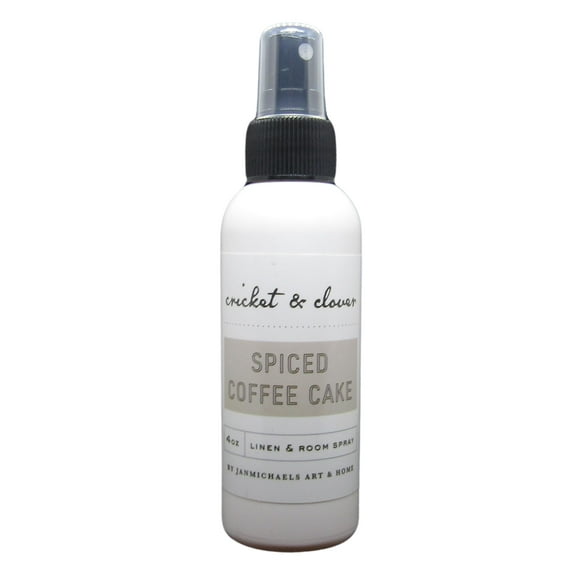 Cricket & Clover Spiced Coffee Cake Potpourri Room Spray 4 Ounce Bottle