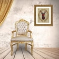 thumbnail image 3 of SD Graphics Studio 15x18 Gold Ornate Wood Framed with Double Matting Museum Art Print Titled - Holiday Tartan Deer I, 3 of 4