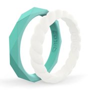 QALO Standard Womens Stackable Silicone Ring Collection G Size 07