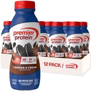 Premier Protein Shake, Cookies and Cream, 30g Protein, 11.5 Fl Oz, 12 Ct