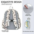 thumbnail image 5 of Dachshund Dog Backpack for School,Cute School Bag,Schoolbag with Adjustable Shoulder Straps & Padded Back,13.4"x11"x4.7", 5 of 6