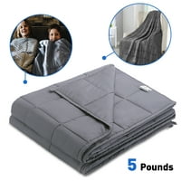 EasyGo Premium Kids Children's Weighted Blanket - (48" X 36") - 6" 5 Pounds