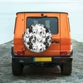 thumbnail image 6 of Goofa Labrador Retriever Dog Pattern Universal Tire Cover for Jeep, SUV, Truck, and Trailer – Waterproof, UV-Resistant,Easy to Install, Fits 14"-17" Tires-17 inch, 6 of 6