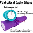 thumbnail image 7 of 4 Pack Wine Stoppers Beverage Bottle Sealer Soft Silicone Wine Bottle Stoppers Corks with Grip Top for Keeping Wine Champagne Fresh Multicolor, 7 of 7